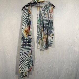 Fantasie Playa Blanca One Size Bikini Swimsuit Cover Up White Multi Floral Color